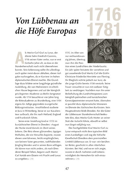 Innenseite Die Grafen zu Lynar